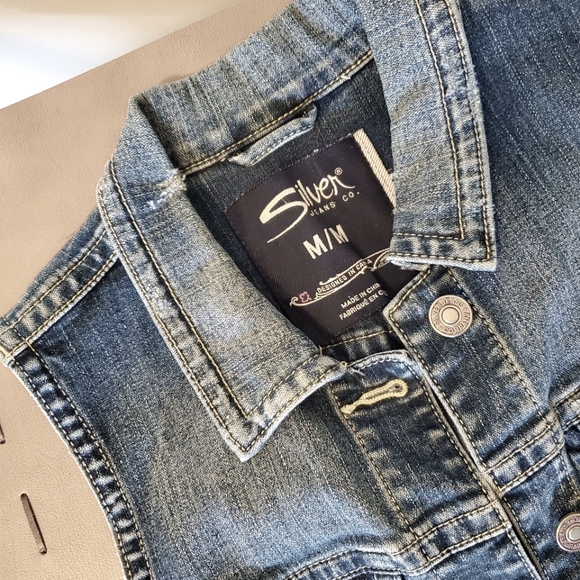SILVER JEANS denim vest - Picture 5 of 7